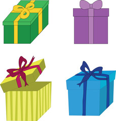 set of gift boxes