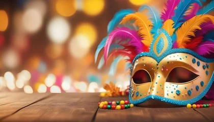 Cercles muraux Brésil Vibrant Samba Fiesta - Brazilian Carnival Background Template
