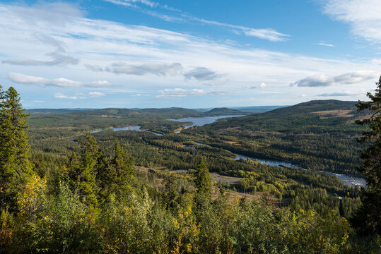 Stalonbergets utsiktsplats in Schweden	