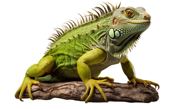 Iguana Isolated on Clear Background