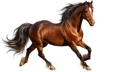 Horse Isolated on Clear Background