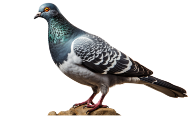 Pigeon Isolated on Clear Background