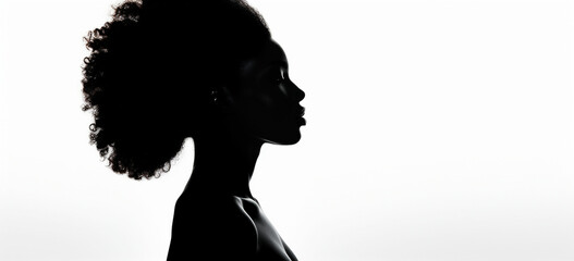 Black Woman Silhouette Black awareness