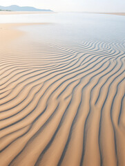 Desert Serenity - Gentle Waves on Sand