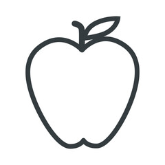 Apple icon vector on trendy design