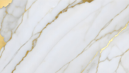 Luxurious Polished Gold Marble - White Texture Design