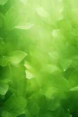 Closeup of green leaves for wallpaper and background