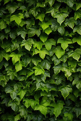 Green natural leaves background