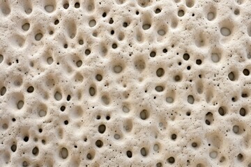 Top view of pumice rock texture with light porous holes - obrazy, fototapety, plakaty
