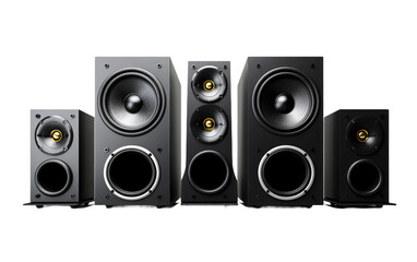 Home Sound System On Isolated Background