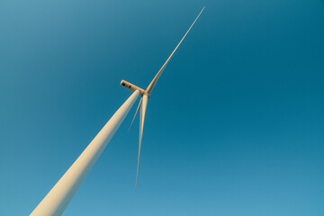 Windmills for electric power production.