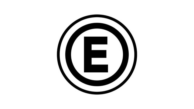 Alphabet E . 