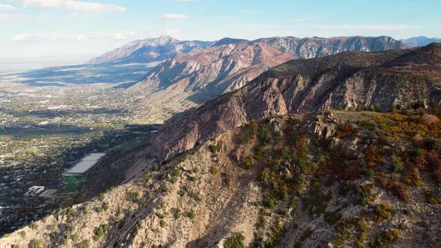 Ogden Utah Mountains Fall Colors 