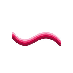 Multicolored Line Decoration Element