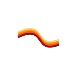 Multicolored Line Decoration Element