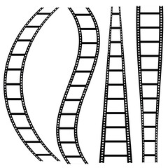 Fototapeta premium illustration of a film strip. movies film background with flim roll. Film Strip icon. Movies Flim background with Flim roll