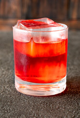 Glass of Negroni