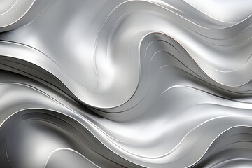 Platinwellen: Elegante wellenförmige Oberflächenstruktur aus edlem Metall für modernes Design