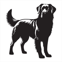 Dog Silhouette - Curled-Up Pups, Sleeping Beauties, and Cozy Canines Presented in Tranquil Silhouettes - Minimallest dog black vector
