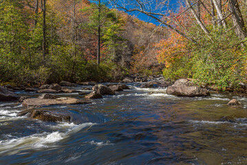 Horsepasture River in autumn