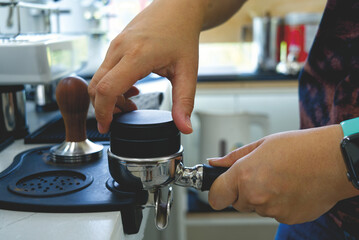 person working out with dumbbells