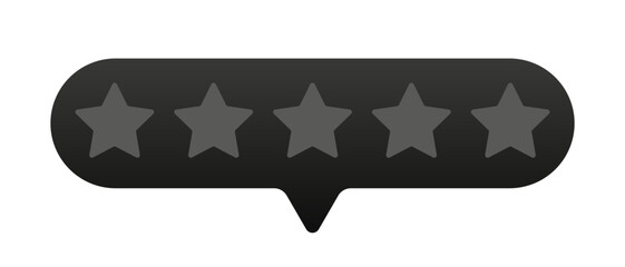 Zero stars illustration. Favorites, rating, rating, reviews, score, quality, award. Vector icons for business and advertising