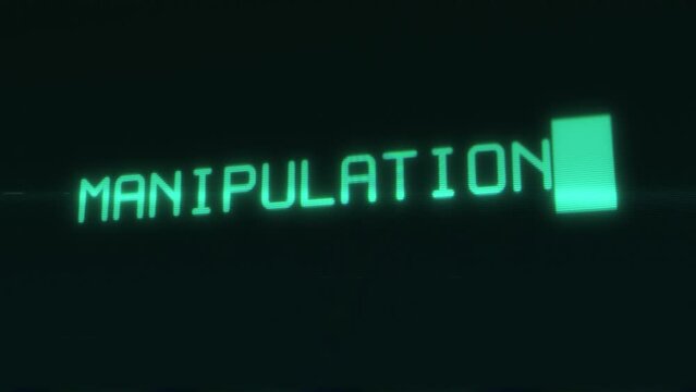 
Manipulation Console Keyboard Typing Screen 