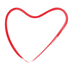 Hand Drawn Heart Line