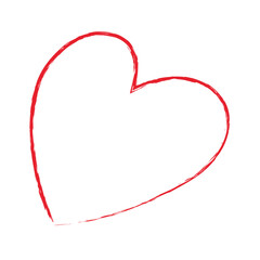 Hand Drawn Heart Line
