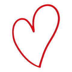 Hand Drawn Heart Line