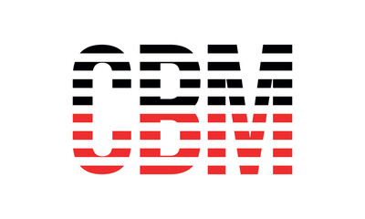 CBM three initial letter iconic line negative space minimal logo design vector template. monogram, abstract, wordmark, business, typography, minimalist, brand, company, flat, modern, unique, simple