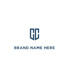 CC logo. C C design. White CC letter. CC, C C letter logo design. Initial letter CC linked circle uppercase monogram logo. C C letter logo vector design.	
