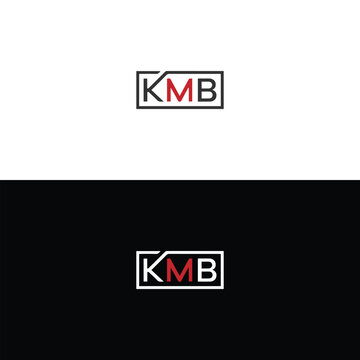 KMB logo. K M B design. White KMB letter. KMB, K M B letter logo design. Initial letter KMB linked circle uppercase monogram logo. K M B letter logo vector design.	
