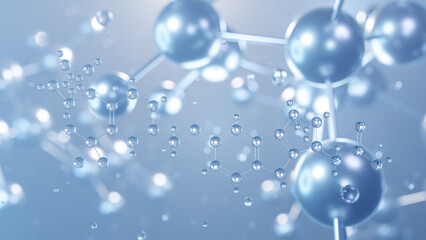 etrasimod molecular structure 3d, flat model, velsipity, structural chemical formula view from a microscope