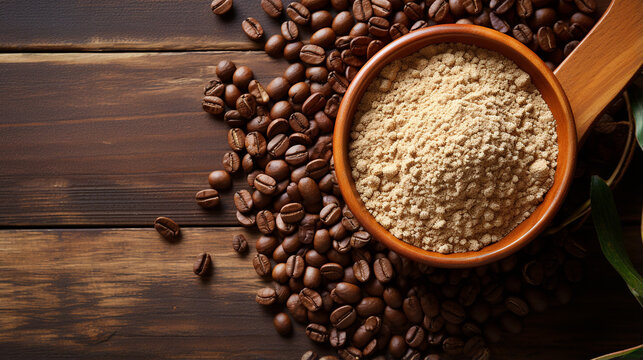 Instant caffeine free organic barley powder