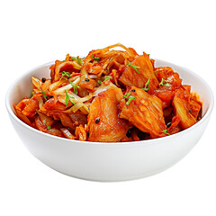 Kimchi on a white background PNG