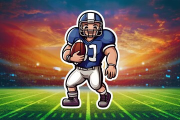 American Football Player (JPG 300Dpi 10800x7200)