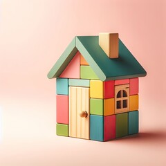 toy house with roof