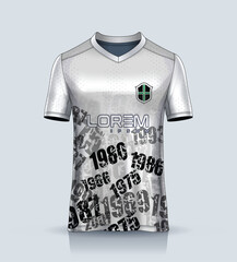 Soccer jersey design for sublimation