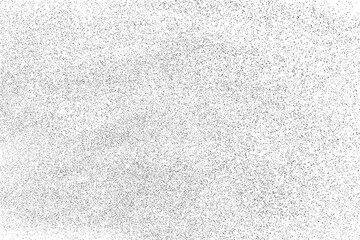 Black texture overlay. Dust grainy texture on white background. Grain noise stamp. Old paper. Grunge design elements. Vector illustration.	

