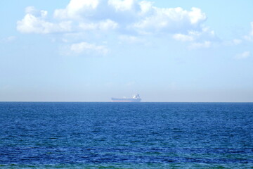 ship on the sea