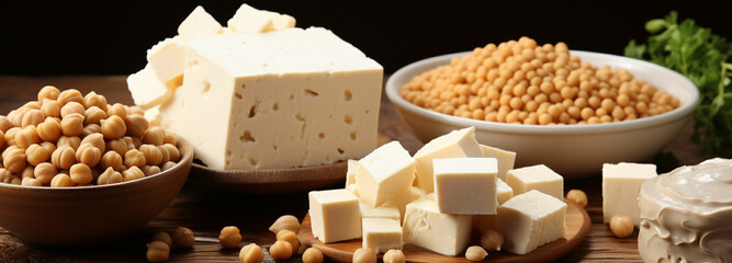 Feature chickpeas or tofu for protein