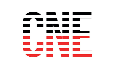 CNE three initial letter iconic line negative space minimal logo design vector template. monogram, abstract, wordmark, business, typography, minimalist, brand, company, flat, modern, unique, simple