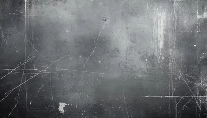 Türaufkleber gray grunge background with scratches © William