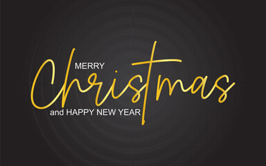 Merry christmas and happy new year background