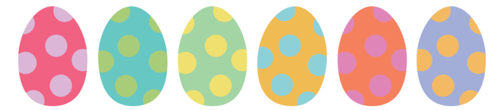 Cute Easter Eggs Colorful