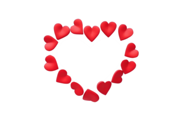 Heart shape. Valentine's Day. Love. Romantic. Valentine's Day. on a transparent background