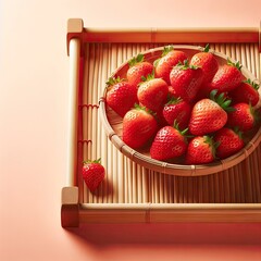 strawberries in a box
