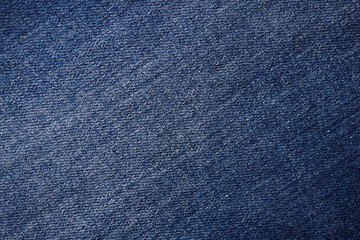 Naklejka premium Fabric texture. Blue jeans background and texture. Close up of blue jeans background. Denim texture in high-resolution