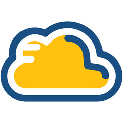 Obraz premium Cloud Vector Icon